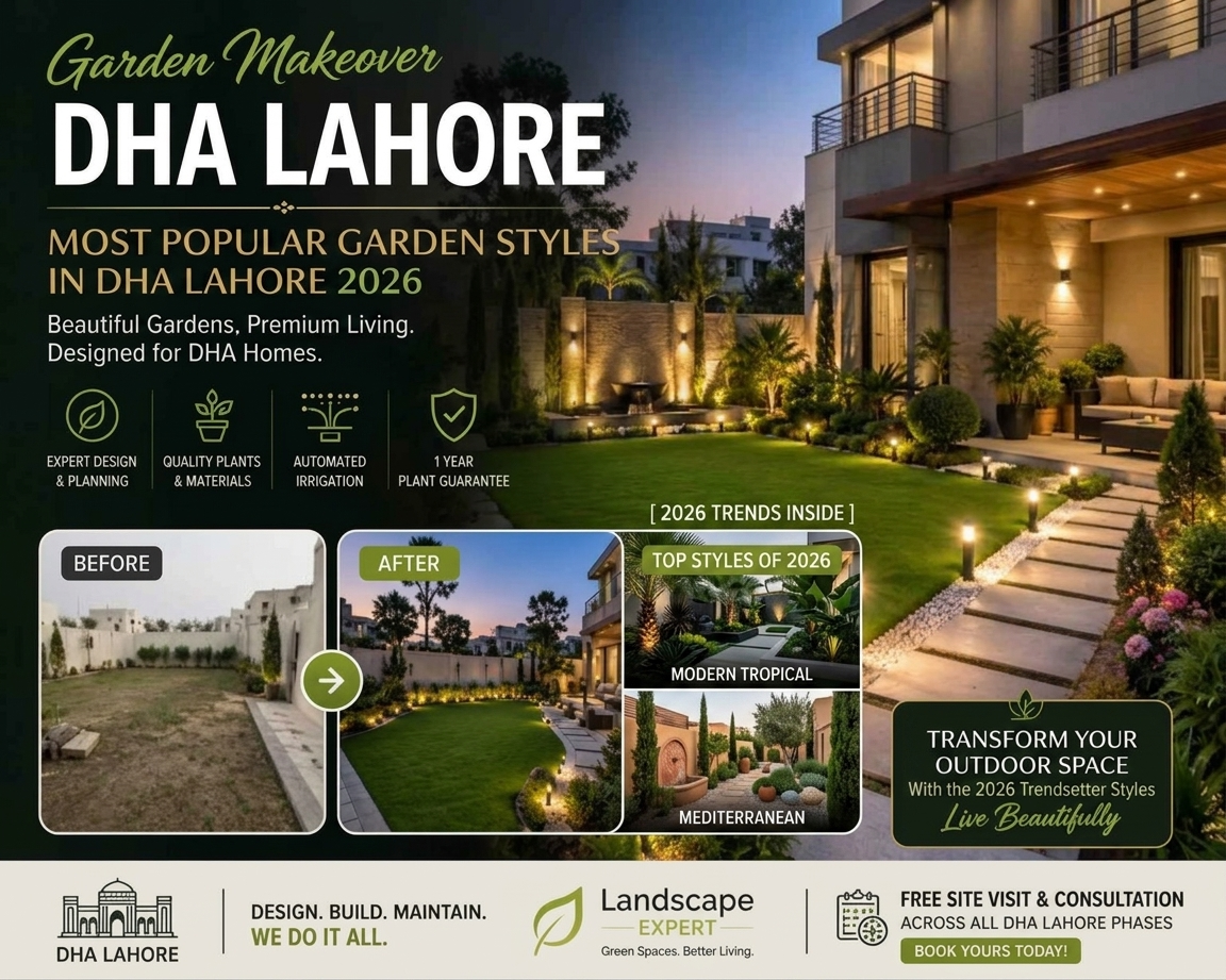 Garden Makeover DHA Lahore